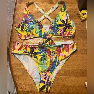 SHEIN Multicolor One Piece Animal Print Women’s 2xl NWOT